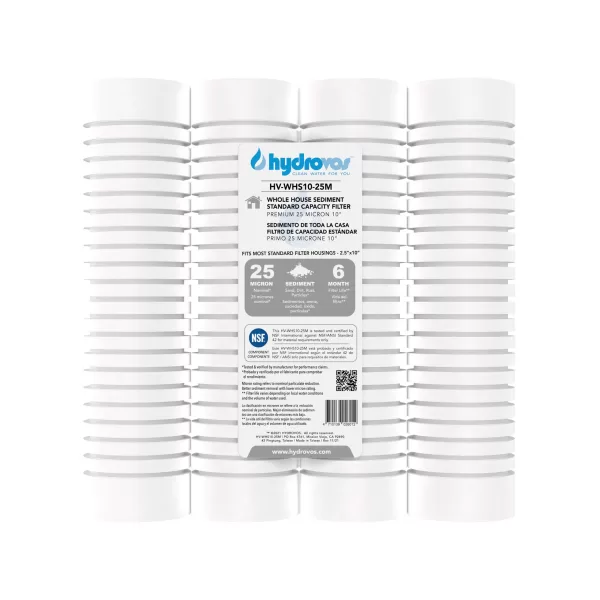 HV-WHS10-25M Standard Capacity Water FIlter 10" Whole House Standard