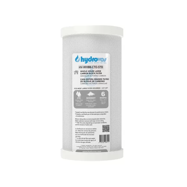 Picture of Whole House Large Standard Carbon Block Filter 10"