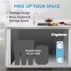 The amount of space saved under the sink is one of the benefits of tankless RO systems by Hydrovos.